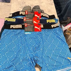 PUMA Men's Blue Boxer Briefs